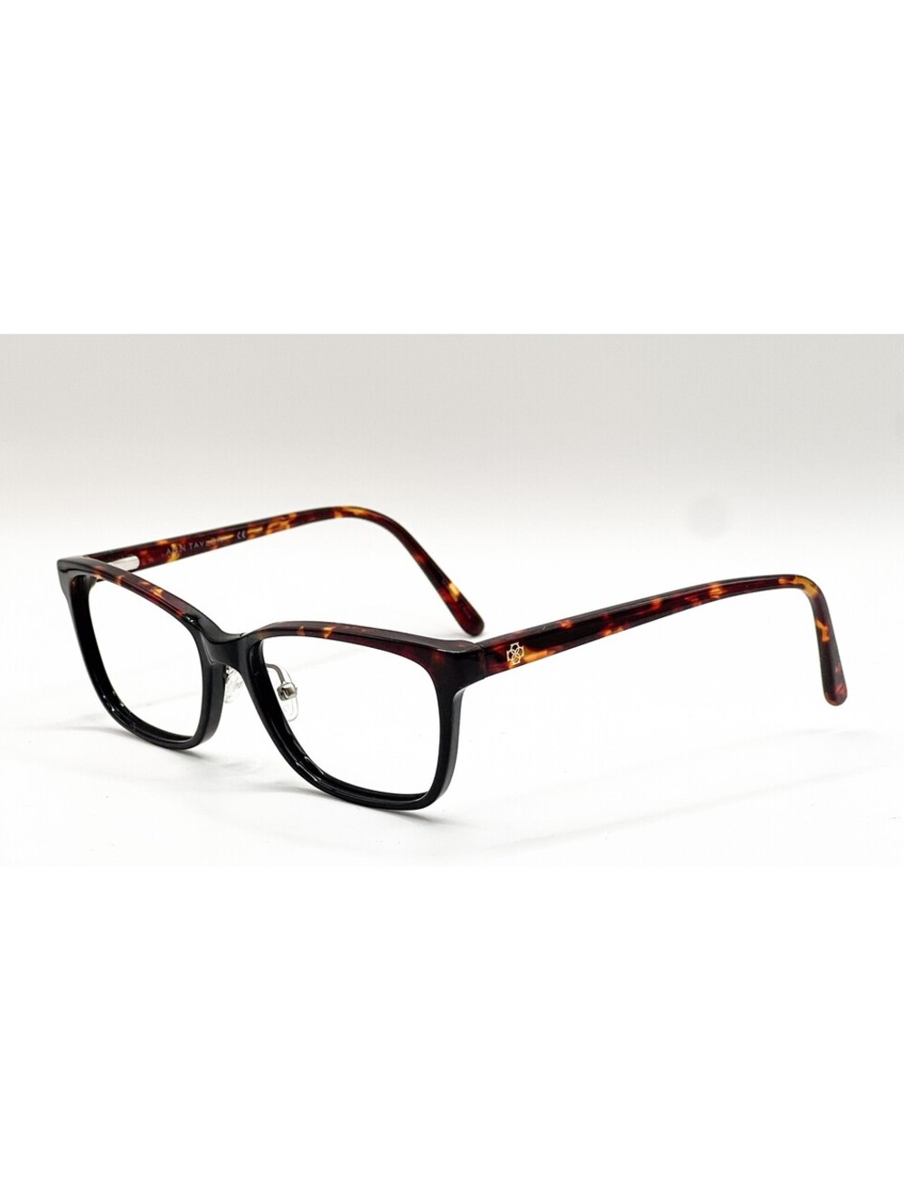 Ann Taylor AT403 C01 Black Tort Square Authentic Eyeglass Frames 52-16-135